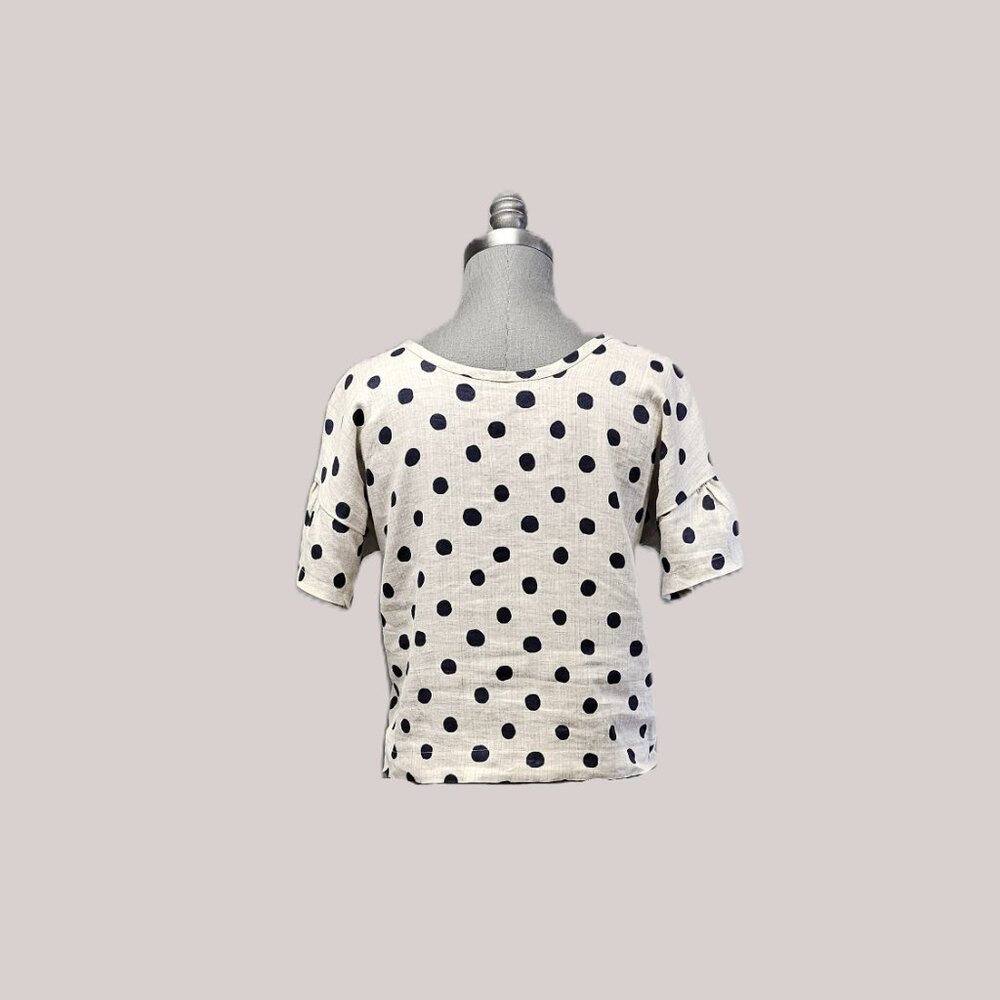 Allison Wonderland Polka Dot Short Sleeve Top - Picture 3 of 6